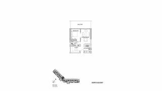 Apartment floor plan, 1 bedroom in GOLF GREENS No. 11007